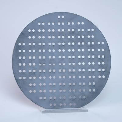 Silicon wafer drilling